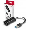 AXAGON ADE-SR, USB-A 3.2 Gen 1 - Gigabit Ethernet sieťová karta, auto inštal, čierna, ADE-SR