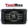 TomiMax Škoda, VW, SEAT Android 13 autorádio s WIFI, GPS, USB, BT HW výbava: 4 Core 2GB+16GB PX HIGH