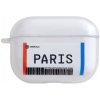 AppleKing silikónový obal v dizajne letenky pre AirPods Pro - Paríž - možnosť vrátiť tovar ZADARMO do 30tich dní