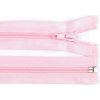 Špirálový zips No 5 dĺžka 45 cm bundový POL - ružová svetlá