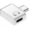AppleKing mini audio adaptér - Lightning na USB-C - biely - možnosť vrátiť tovar ZADARMO do 30tich dní