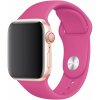 MojRemienok.sk Základný silikónový remienok pre Apple Watch 38 mm/40 mm/41 mm/42 mm - veľkosť M/L Farba: tmavo ružová