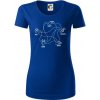 Kameň nožnice papier Spock - Dámske tričko z organickej bavlny Origin (GOTS) - M ( Kráľovská modrá )