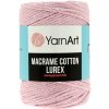 YarnArt Macrame Cotton Lurex 732 ružová