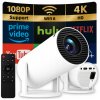 PRENOSNÝ LED PROJEKTOR 4K ANDROID SMART TV, WIFI, REPRODUKTOR, MINI PROJEKTOR