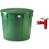 DEMA Sud na dažďovú vodu s vekom 500 l zelená