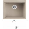 Elleci QUADRA 110 G51 ovsená + Elleci C01 CADDY chróm