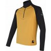 Pánska mikina zips SENSOR COOLMAX THERMO mustard/čierna S