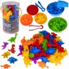 ZVIERATKÁ UČENIE POČÍTANIA FARIEB MONTESSORI TRÉNING MALEJ RUČIČKY EDU HRY