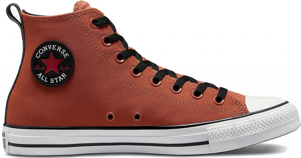 Converse Chuck Taylor All Star Water Resistant Hi A00761C Rugged Orange Black Red