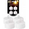 LED - čajové sviečky 4 ks - horiaci efekt LE-53061