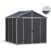Záhradný domček PALRAM Canopia Rubicon 8' x 8' antracit