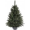 Umelý vianočný stromček Smrek klasický v kvetináči 110 cm