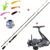 Mistrall Lamberta Micro Jig 2,13m 1-7gr + Navijak Kudos + Vlasec + Gum. nástraha