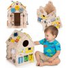 Ecotoys Montessori drevený domček XXL, 30 aktivít