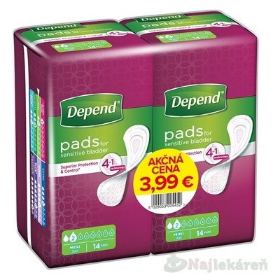 Depend Mini Duopack 28 ks