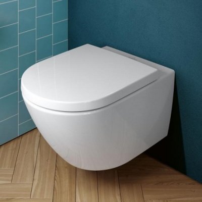 Villeroy & Boch SUBWAY 3.0 misa WC závesná s TwistFlush, so SoftClosing sedátkom alpská biela 4670TS01