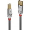 Kábel USB 2.0 A-B M/M 1m, High Speed, sivý, Cromo Line