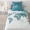 Atmosphera for Kids obliečky mapa sveta 140x200 63x63