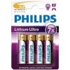 Philips baterie AA Ultra lithium - 4ks (FR6LB4A/10)