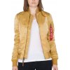 Alpha Industries MA-1 VF WMN dámska zimná bunda Gold Farba: zlatá, Veľkosti dámske: XS