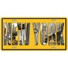Ceduľa značka NEW YORK 30,5cm x 15,5cm Plechová tabuľa