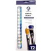 Farby akrylové 12ks 12ml