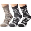 Ponožky 3v1 Wooline Natur 4 alpaka