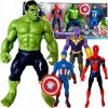 AVENGERS SADA 4 FIGÚRKY FIGÚRKA HULK SPIDERMAN AMERIKA THANOS + PRÍSLUŠENSTVO