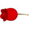 Pretty Love Rose Lover Clitoral Vibrator with Licking Stimulator Gold & Red