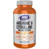 Now Foods L-Arginine 500 mg + L-Citrulline 250 mg 240 kapsúl