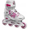 Detské kolieskové korčule Roces Jokey 3.0 Girl White/Pink EUR 38-41