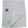 EKO Deka pletená s podšívkou Grey 100x80 cm