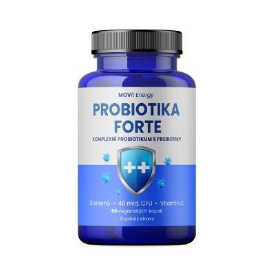 Probiotiká FORTE MOVit Energy 90 vegánskych kapsúl