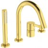 Ideal Standard Joy - Batéria na okraj vane, 4-otvorová inštalácia, Brushed Gold BC789A2