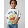 GAP Baby oversize tričko Gap × Macko Pú unisex Biela 2YRS