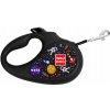 Automatické vodítko pre psa WAUDOG R-leash, výkres NASA, XS, do 12 kg