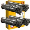 Toner Vision Tech HP CE410X black kompatibil 4x + papier