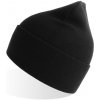 Atlantis Headwear Čepice Pure, pletená COT33800000299-black Černá UNI