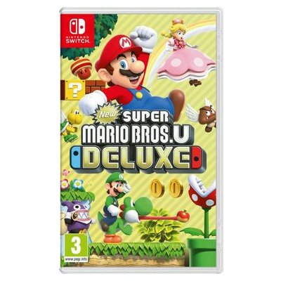 Switch New Super Mario Bros U Deluxe / Plošinovka / Angličtina / od 3 rokov / Hra pre Nintendo Switch (NSS468)