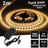 LEDprodukt 2m SMD2835 60LED/m IP20 teplá b. - KOMPLETNÁ SADA