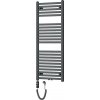 MEXEN/S - Hades radiátor + vykurovacia tyč 1200 x 500 mm, 600 W, čierna W104-1200-500-2600-70