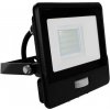 Reflektor LED so senzorom PRO 20W, 3000K, 1470lm, čierny s káblom VT-128S-1 (V-TAC)