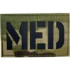 WARAGOD nášivka Reflective Fabric MED Patch Multicam