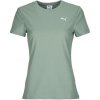 Puma Tričká s krátkym rukávom ESS ELEVATED RIB TEE Zelená