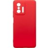 Kryt na mobil Púzdro mobilNET silikónové Xiaomi 11T, červené