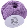 Pletacia vlna Drops COTTON MERINO UNI COLOUR 23 svetlá fialová