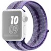 AppleKing nylonový remienok s prúžkami pre Apple Watch Ultra 49mm / 46mm / 45mm / 44mm / 42mm - fialový - možnosť vrátiť tovar ZADARMO do 30tich dní