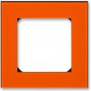ABB, s.r.o. Levit - 3901H-A05010 66 - Rámček jednonásobný - oranžová/dymová čierna