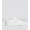 SALVAS White Premium Leather Ice Logo Sneaker